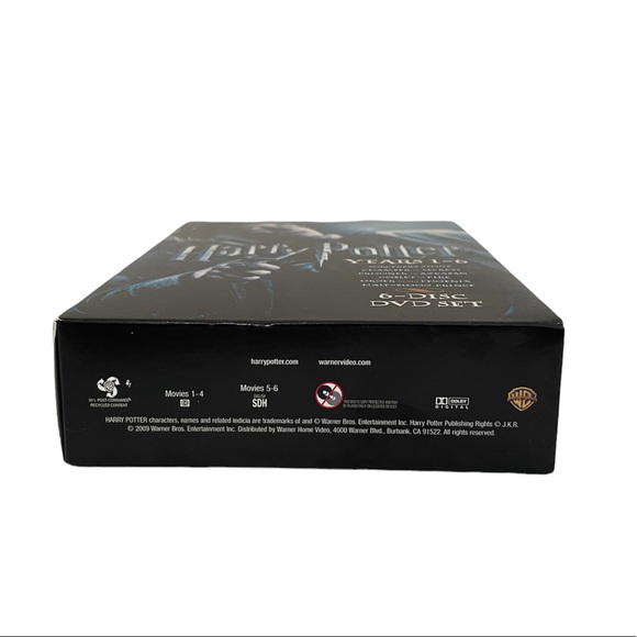 Complete  Harry Potter DVD Set 6 Film Box Set Wide Screen - Picture 5 of 5